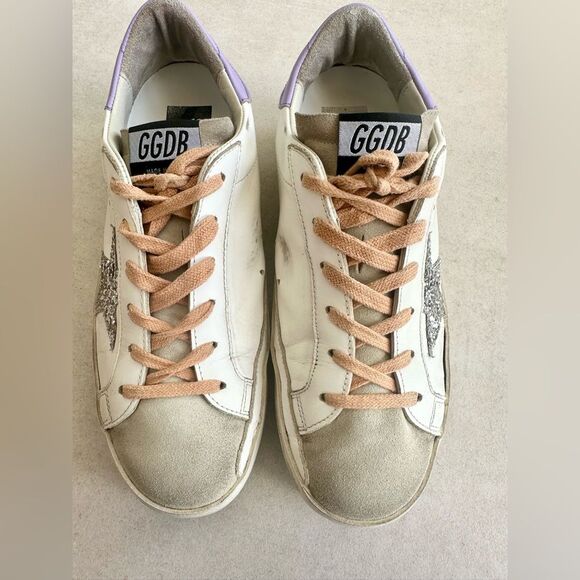 GOLDEN GOOSE Super-Star leather sneakers size 37 - Picture 12 of 14